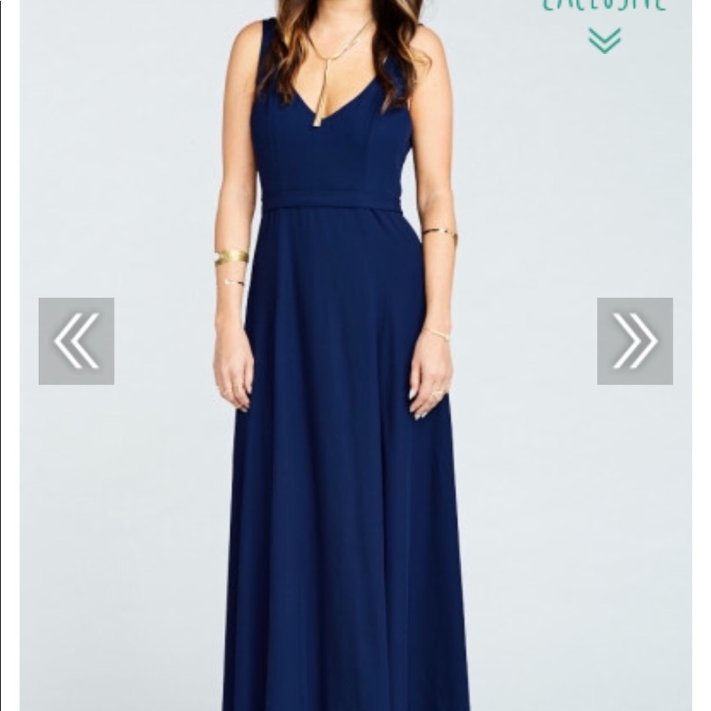 Show Me Your MuMu Jenn Dress, size small, navy